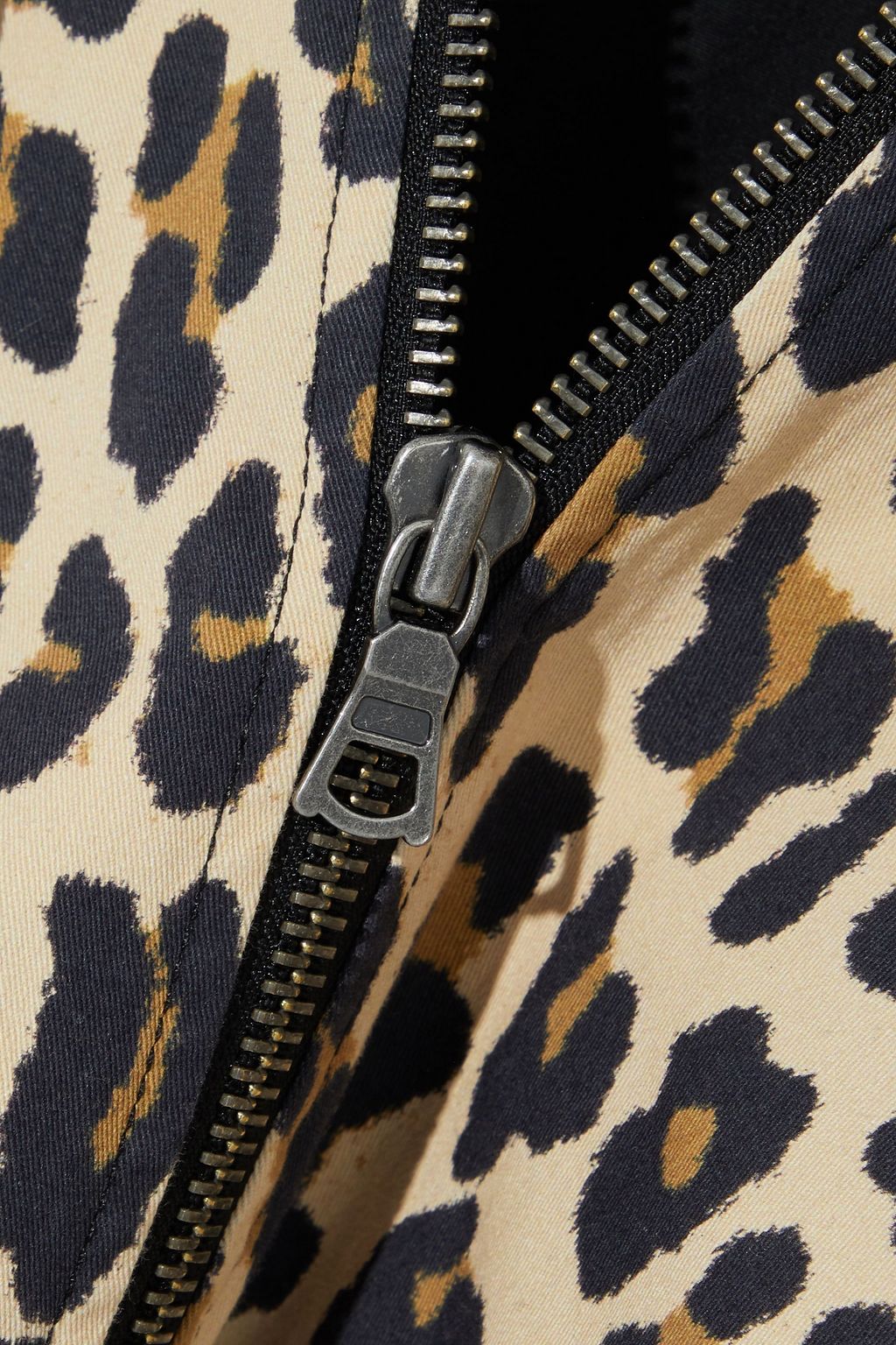 ALICE + OLIVIA Russo leopard-print cotton-blend twill hooded jacket