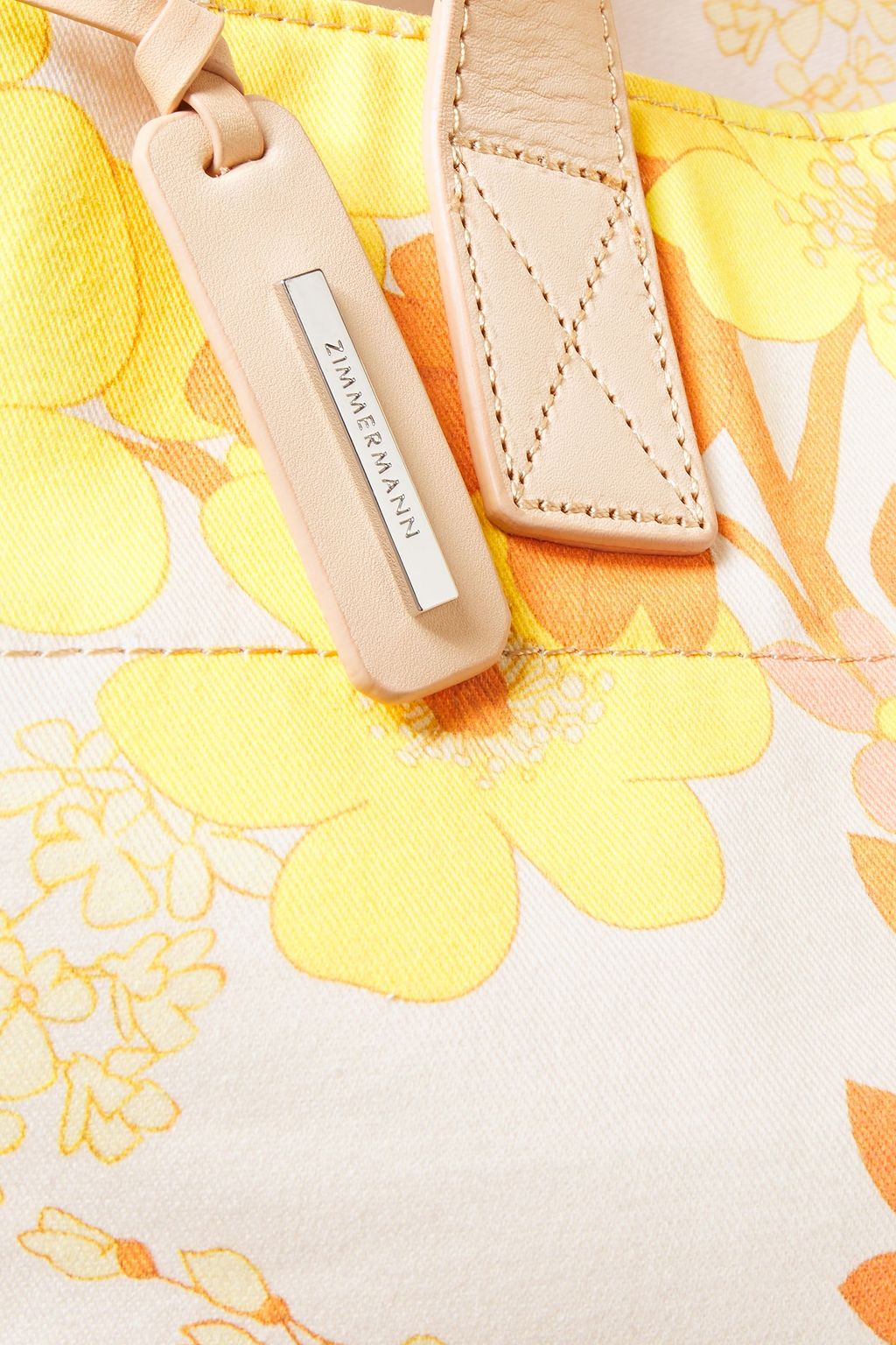ZIMMERMANN Floral-print canvas tote