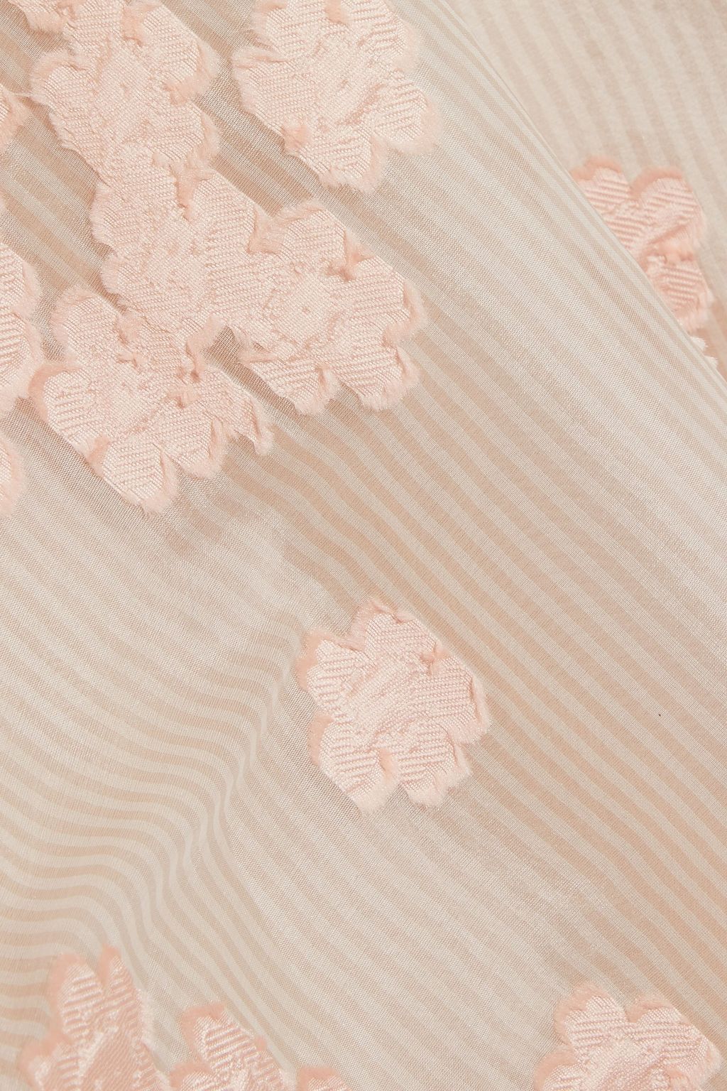 LELA ROSE Fil coupé silk-blend organza dress