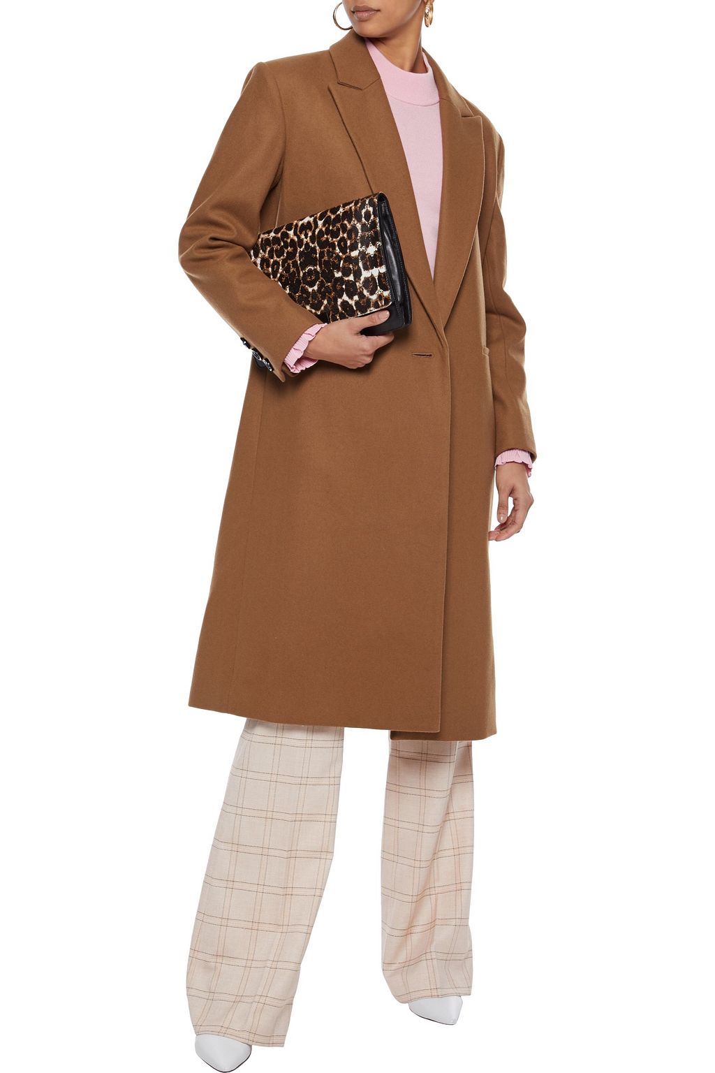 ALICE + OLIVIA Nicola oversized wool-blend felt coat