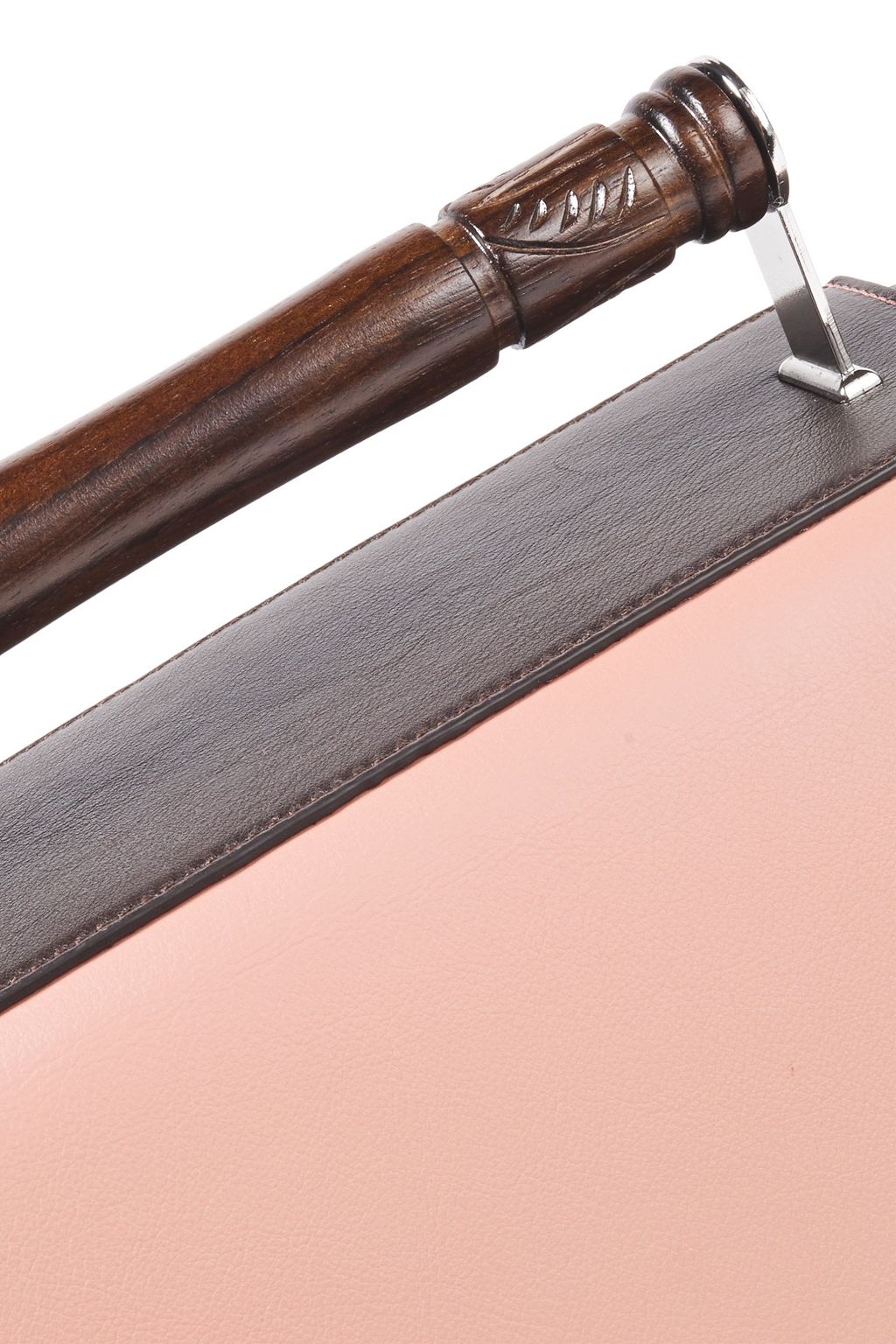 AEVHA LONDON Helvemoon color-block leather shoulder bag