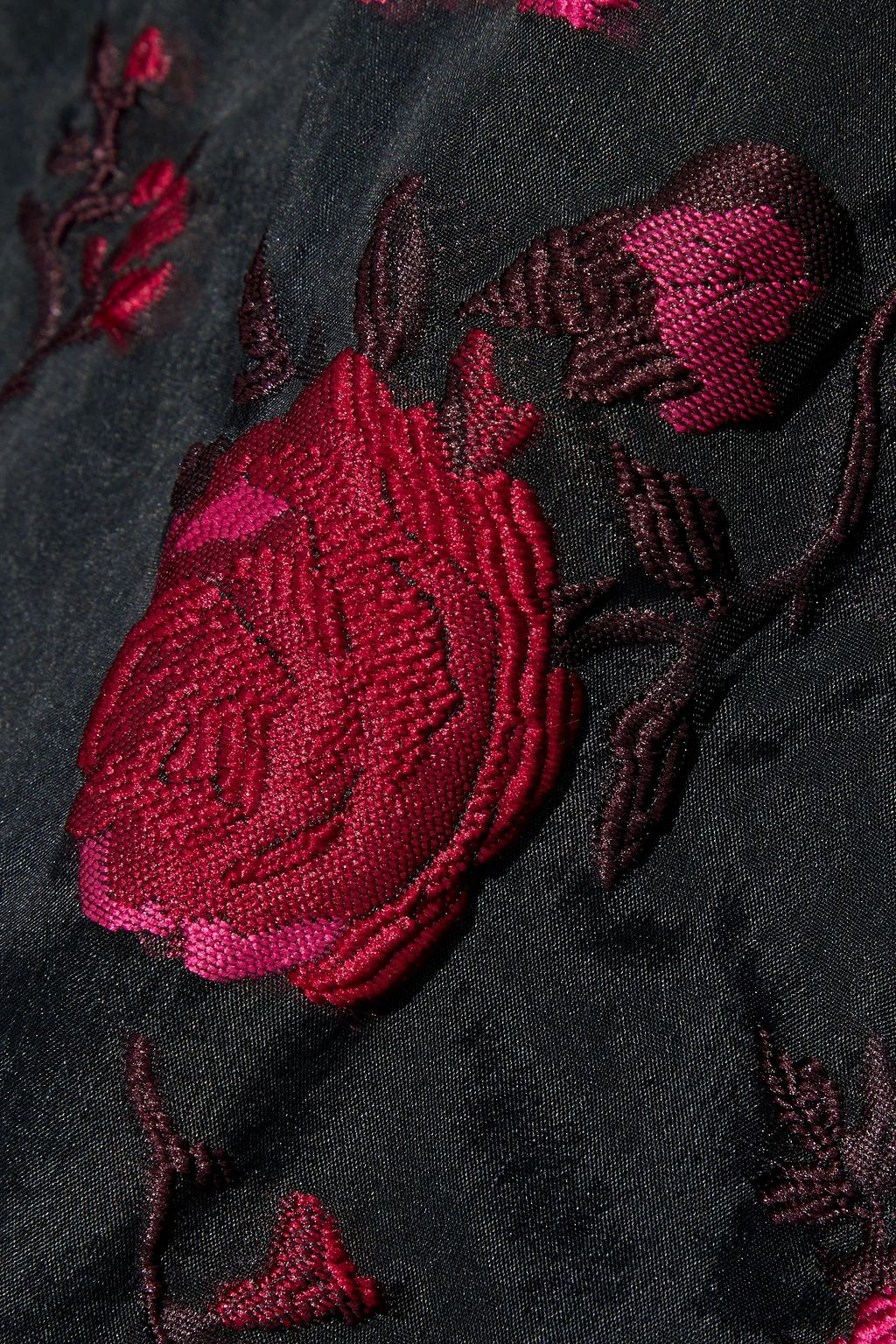 LELA ROSE Fil coupé organza dress