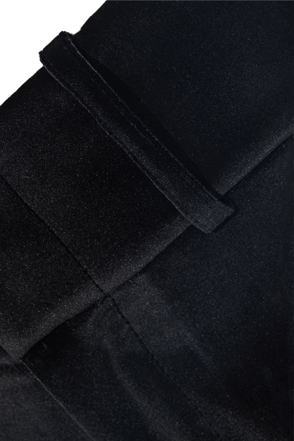 ALICE + OLIVIA Stacey cropped velvet slim-leg pants