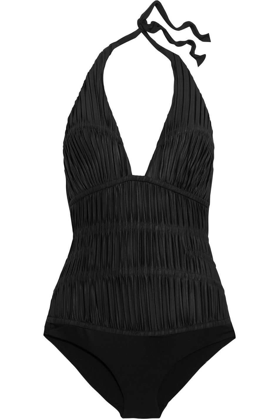 underwired halterneck swimsuit