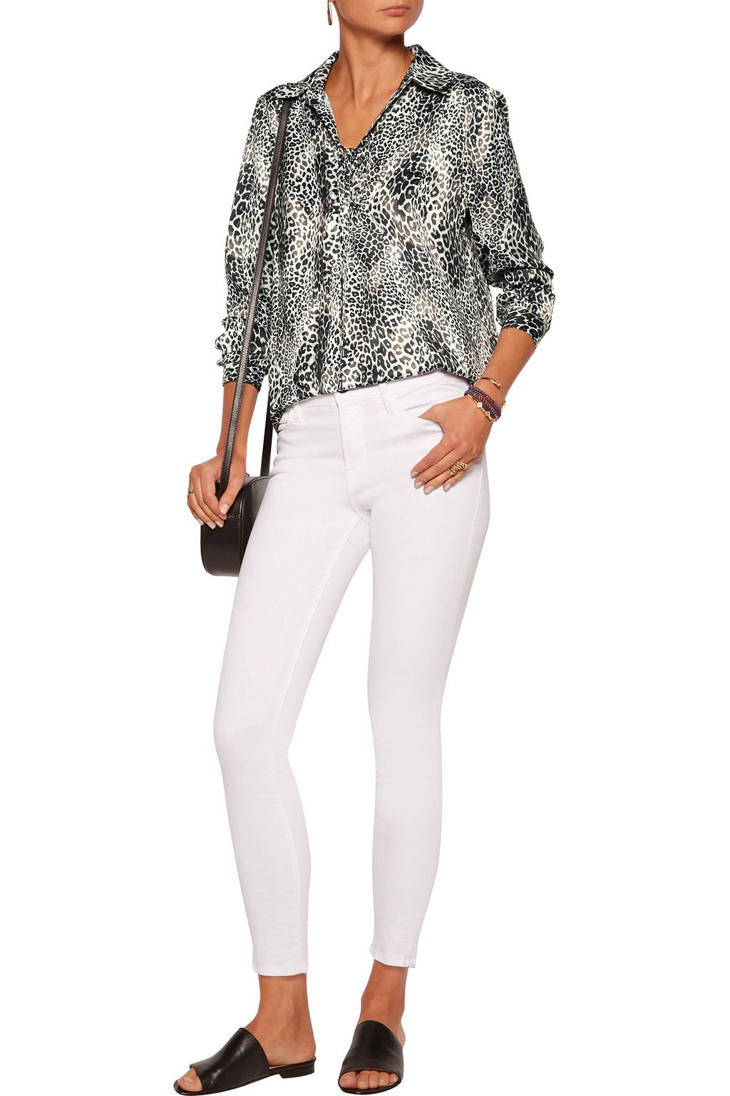 TART COLLECTIONS Cropped jacquard-knit top