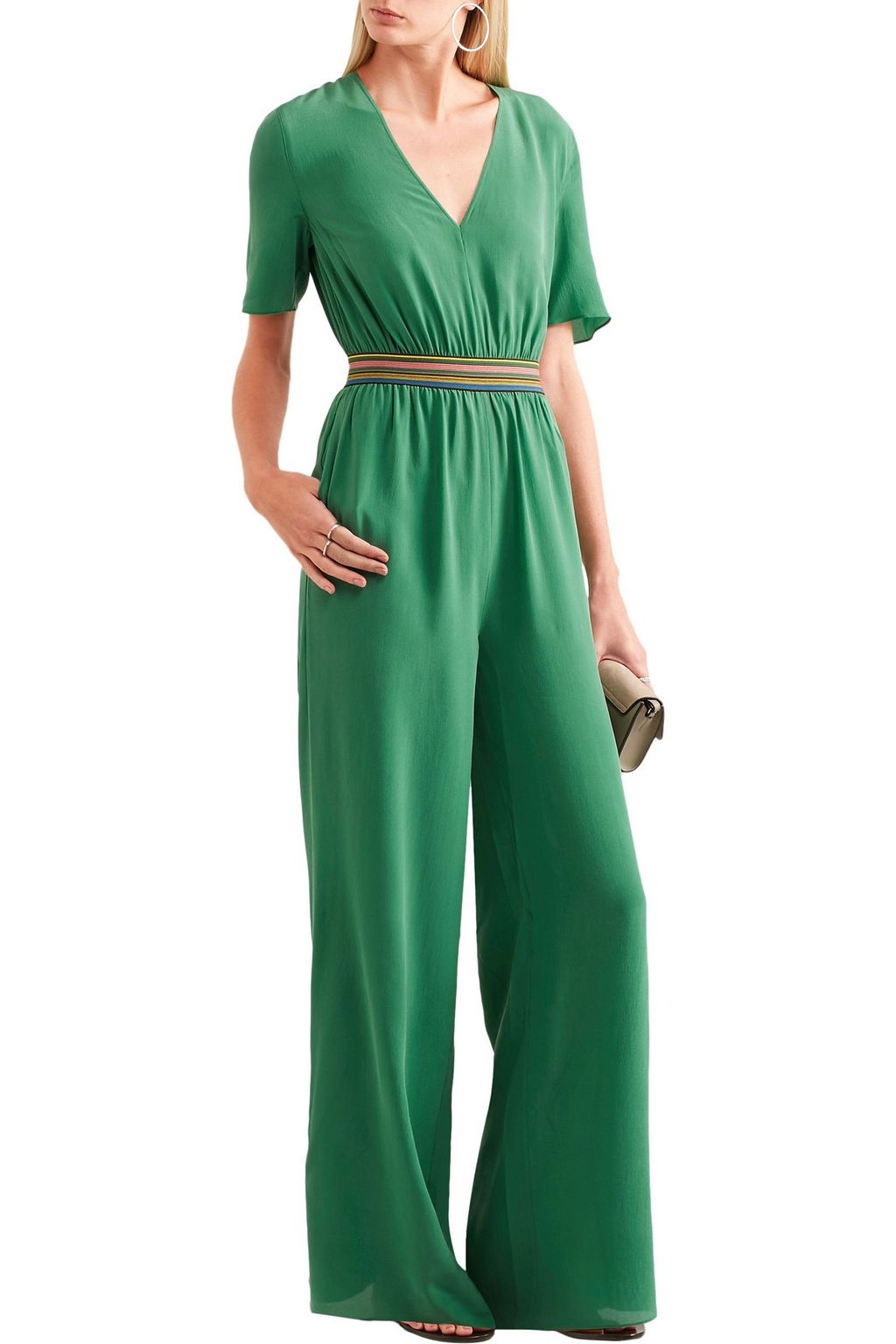M.I.H JEANS Silk crepe de chine jumpsuit