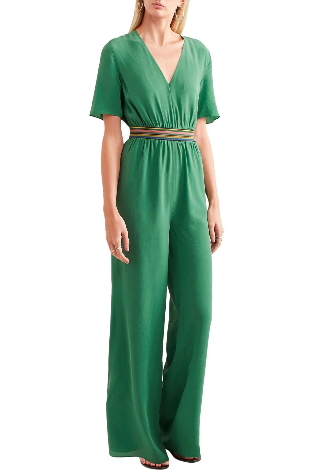 M.I.H JEANS Silk crepe de chine jumpsuit