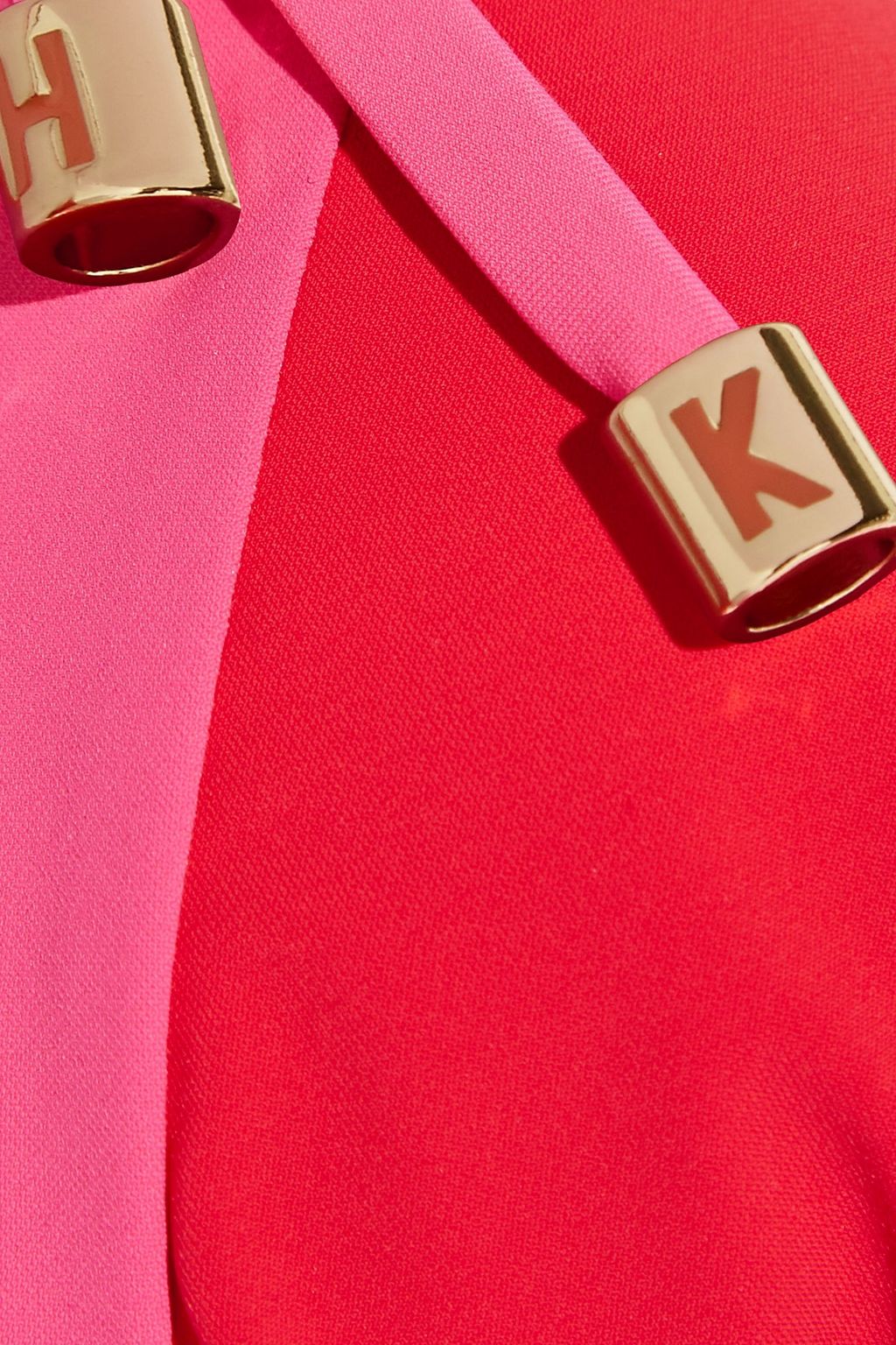 HEIDI KLUM SWIM Color-block triangle bikini top