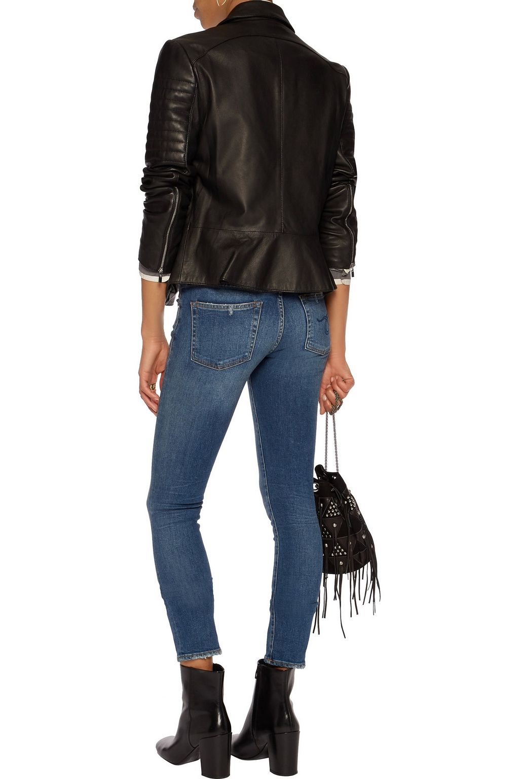 R13 Kate low-rise skinny jeans