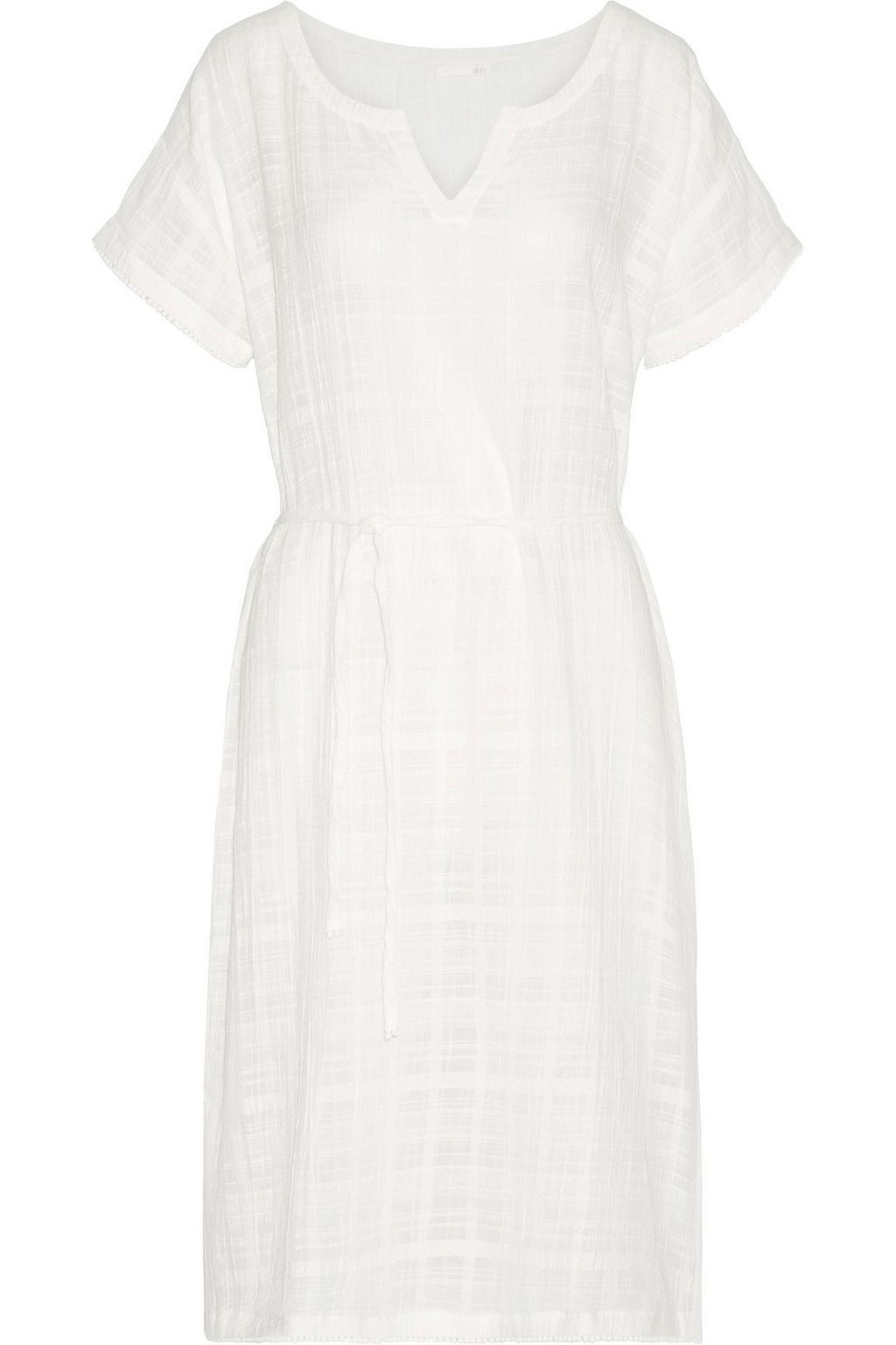 white cotton gauze nightgown