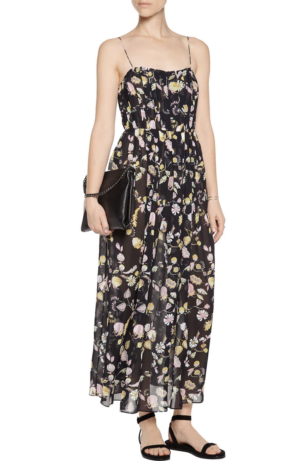 nellie printed maxi dress