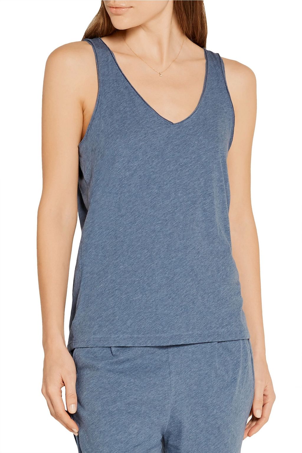 SKIN Harper Pima cotton pajama top