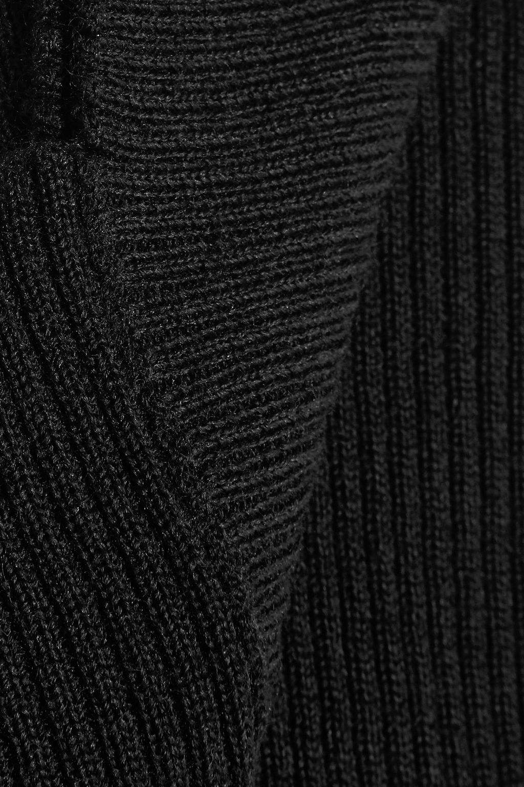 VALENTINO GARAVANI Cropped ribbed wool tank