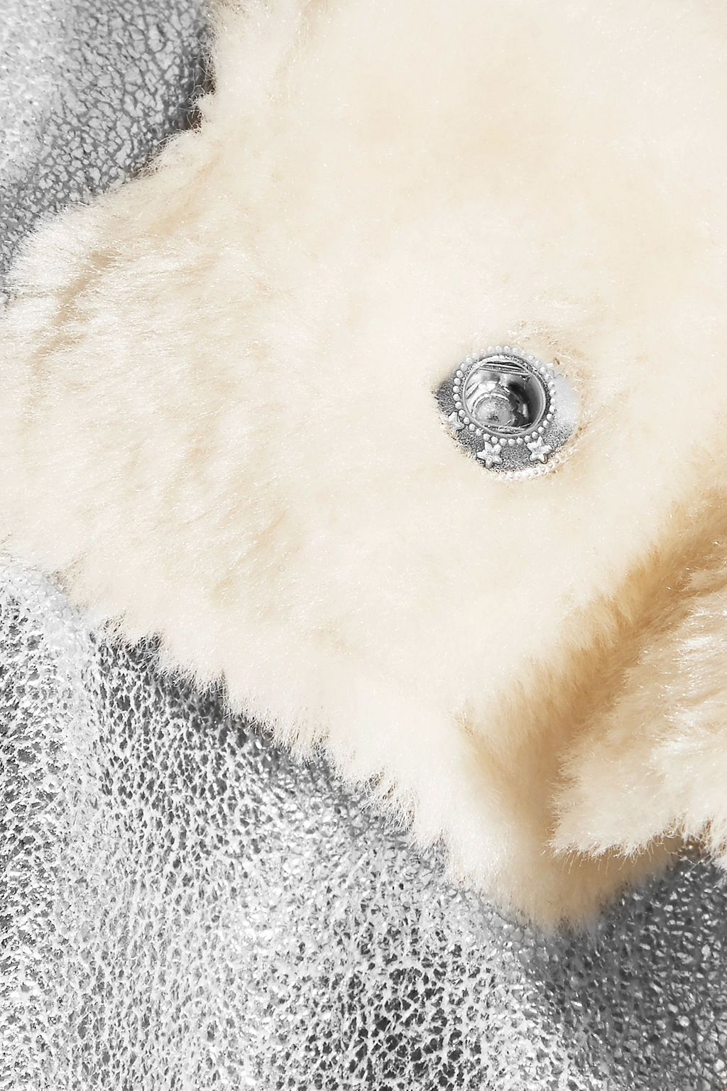 OPENING CEREMONY Culver reversible metallic faux shearling coat