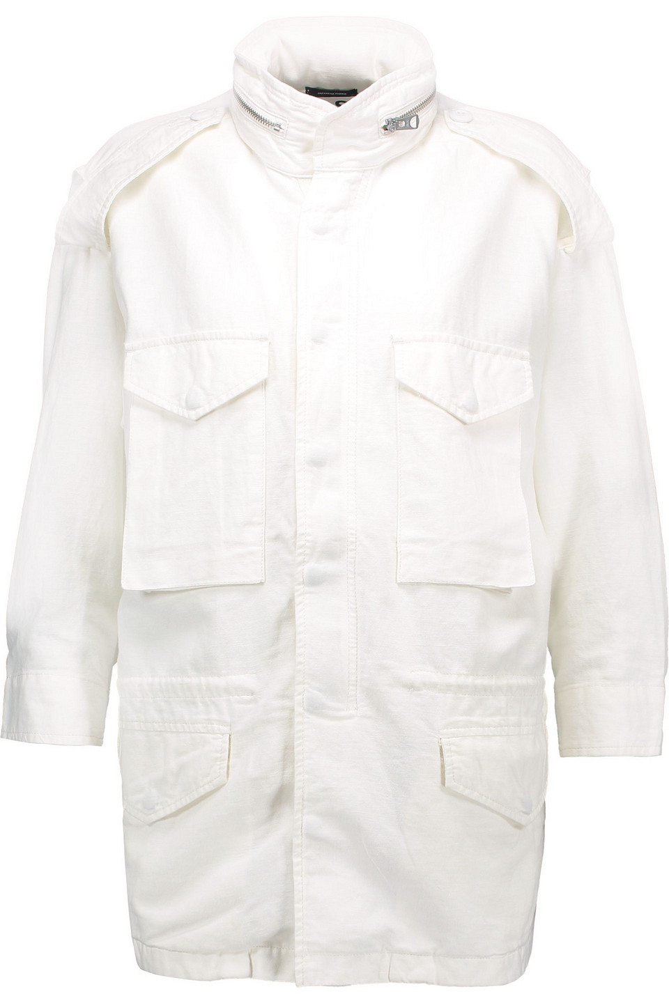 Nlst Cotton-blend Jacket In White