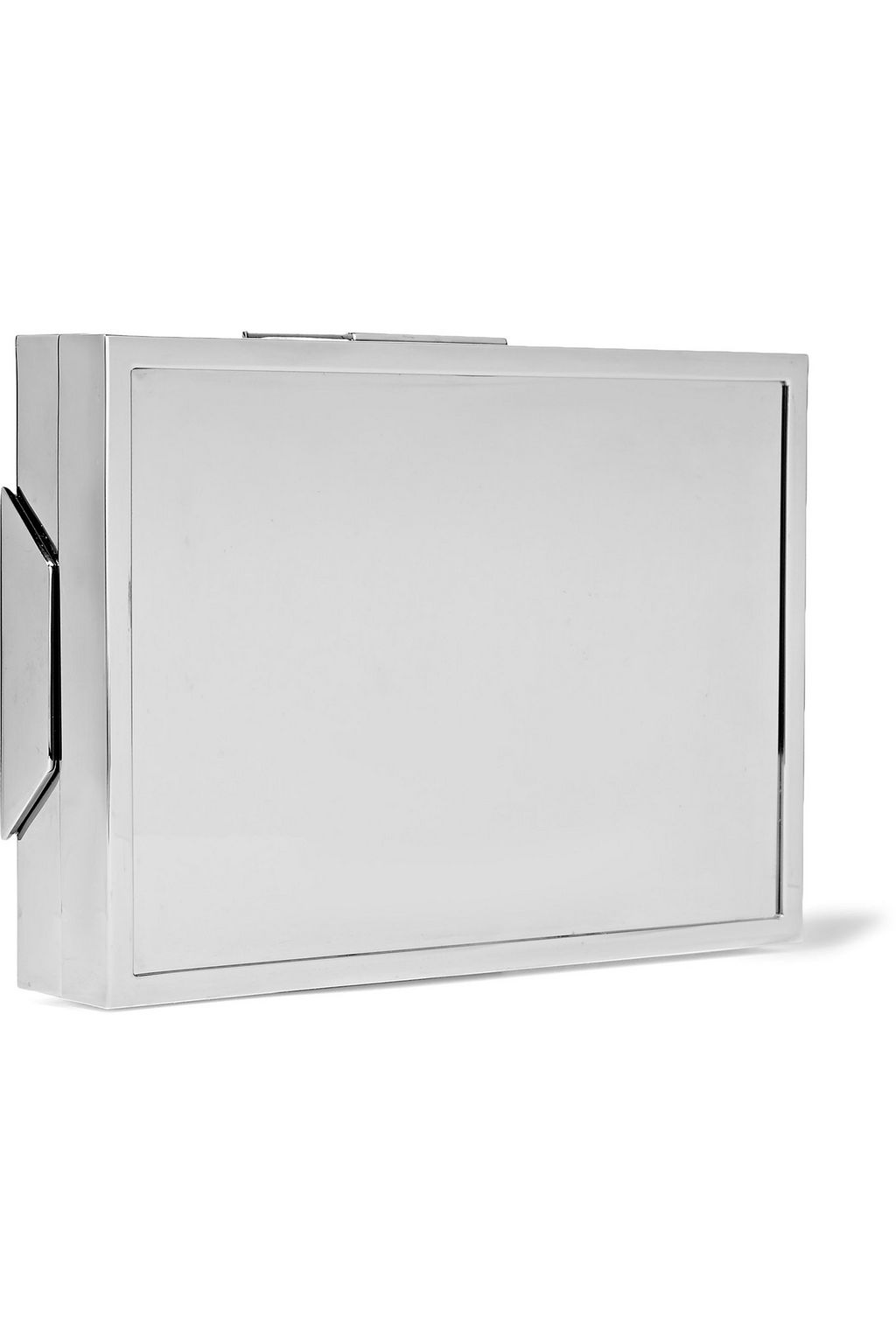 LEE SAVAGE Space Bubbles gunmetal-tone box clutch