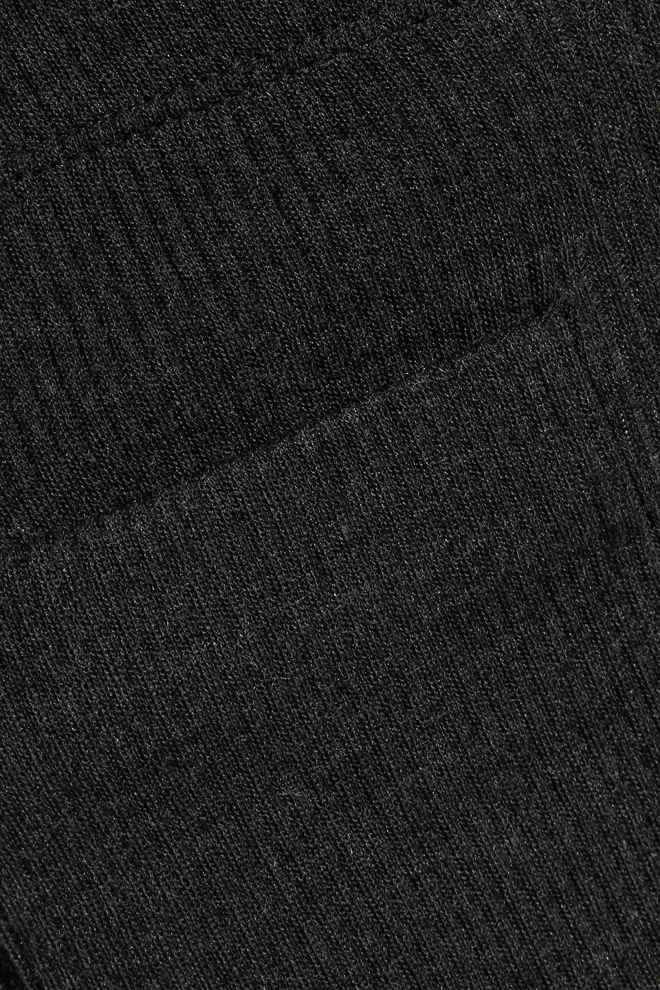 Helmut Lang Ribbed Wool-blend Bootcut Pants In Black