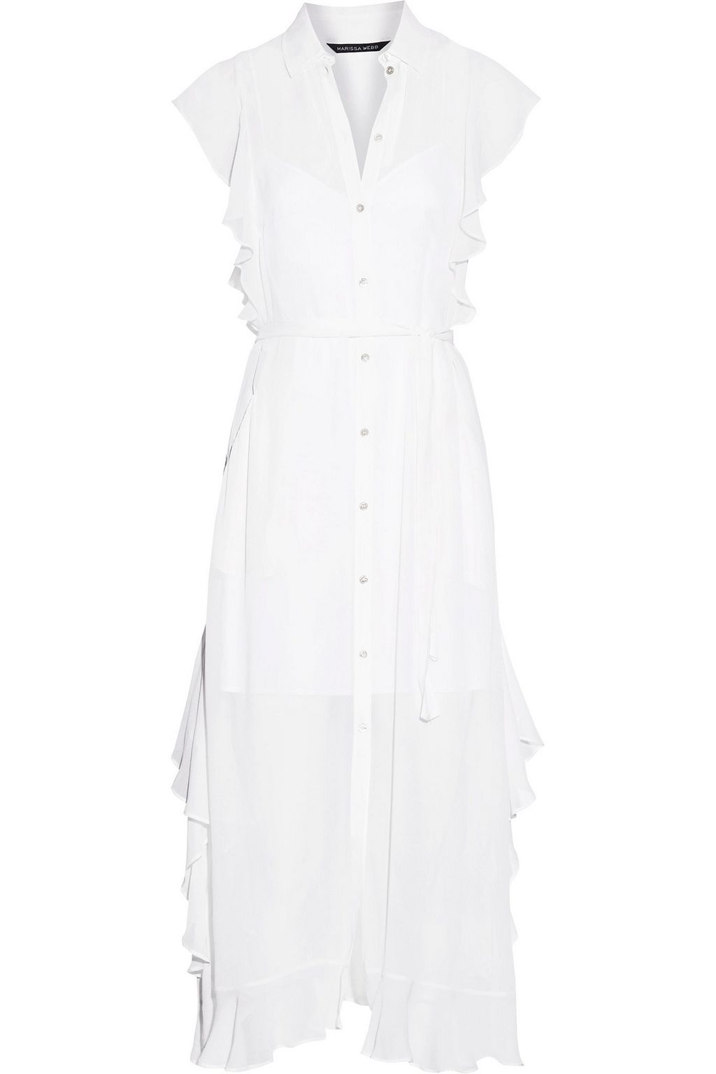 ruth ruffle maxi dress