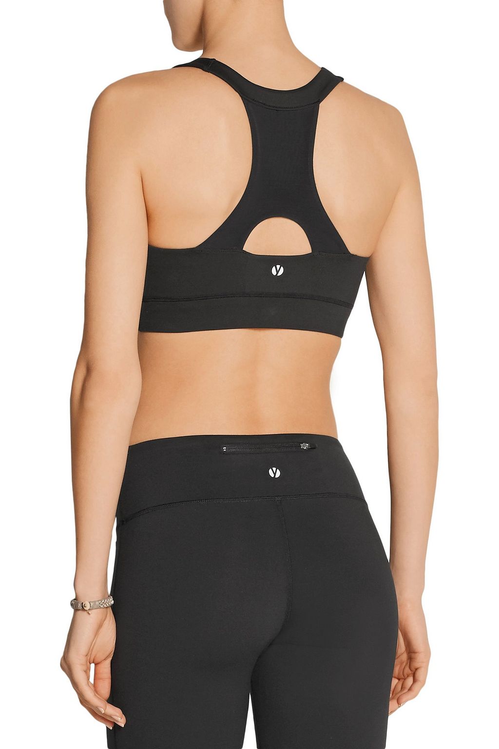 YUMMIE BY HEATHER THOMSON Janet stretch-jersey sports bra