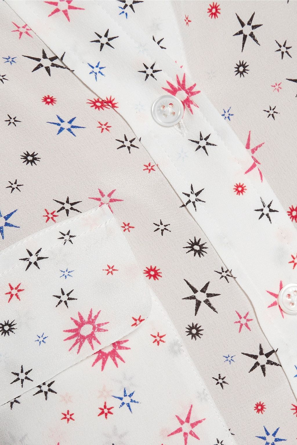 EQUIPMENT Signature printed washed-silk shirt