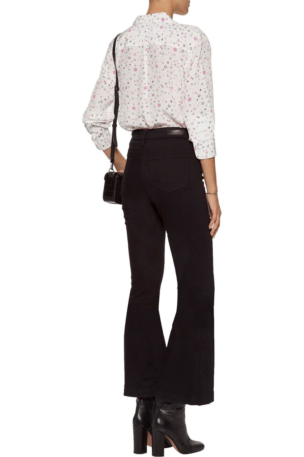 EQUIPMENT Signature printed washed-silk shirt