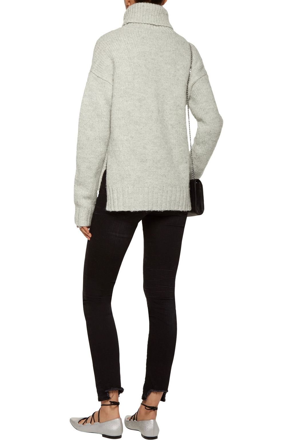 A.L.C. Jake asymmetric wool turtleneck sweater