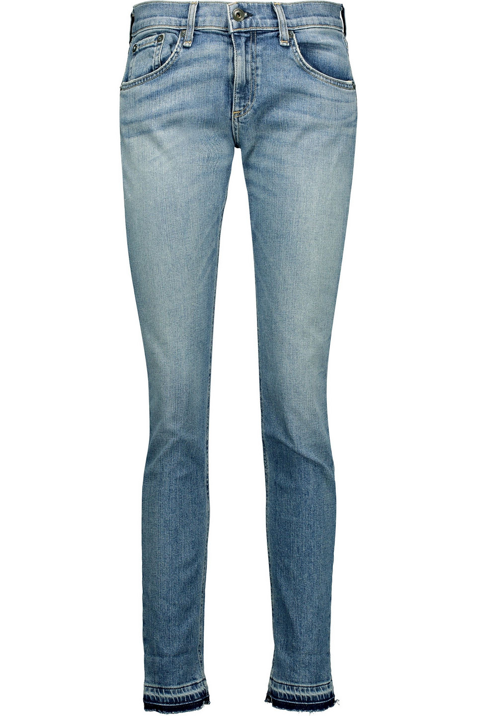 Dre mid-rise slim-leg jeans