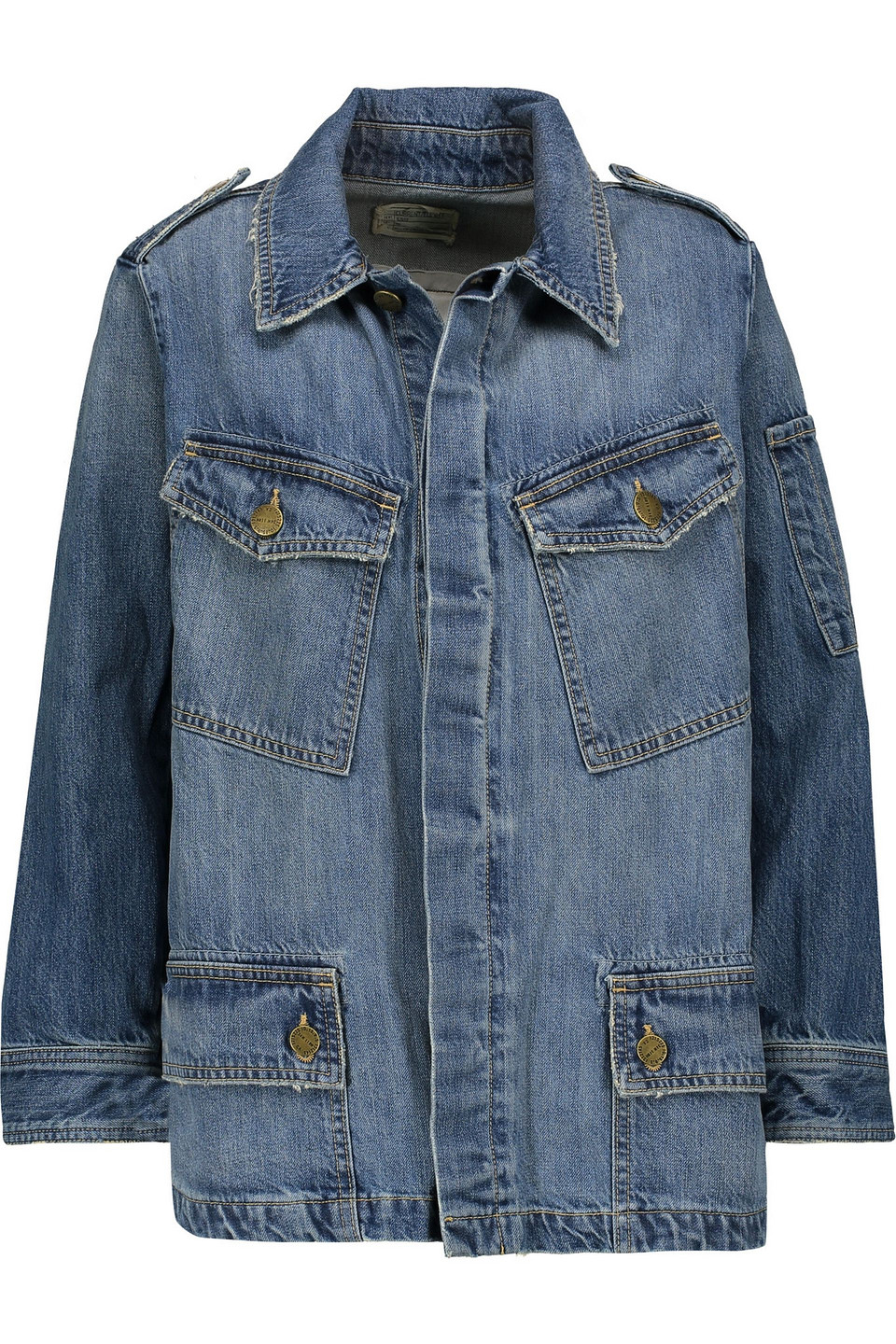 current/elliott - the updated denim jacket - blue - 0