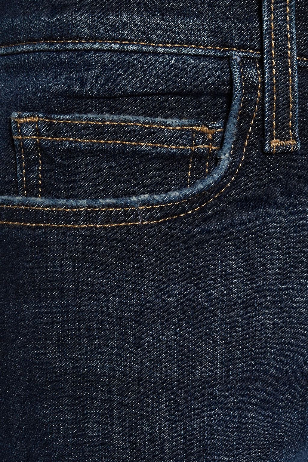 CURRENT/ELLIOTT The Cropped mid-rise skinny jeans