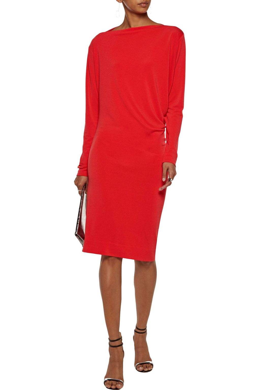 BY MALENE BIRGER Finae draped stretch-crepe dress