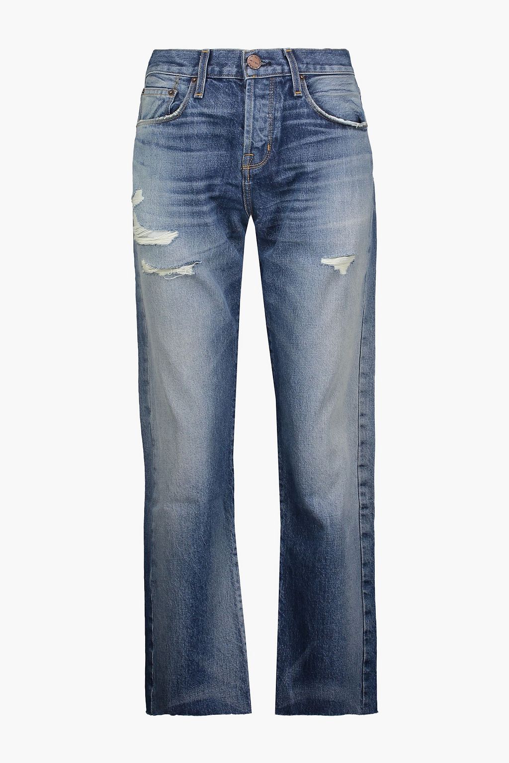 Mid denim The Crossover faded mid-rise 