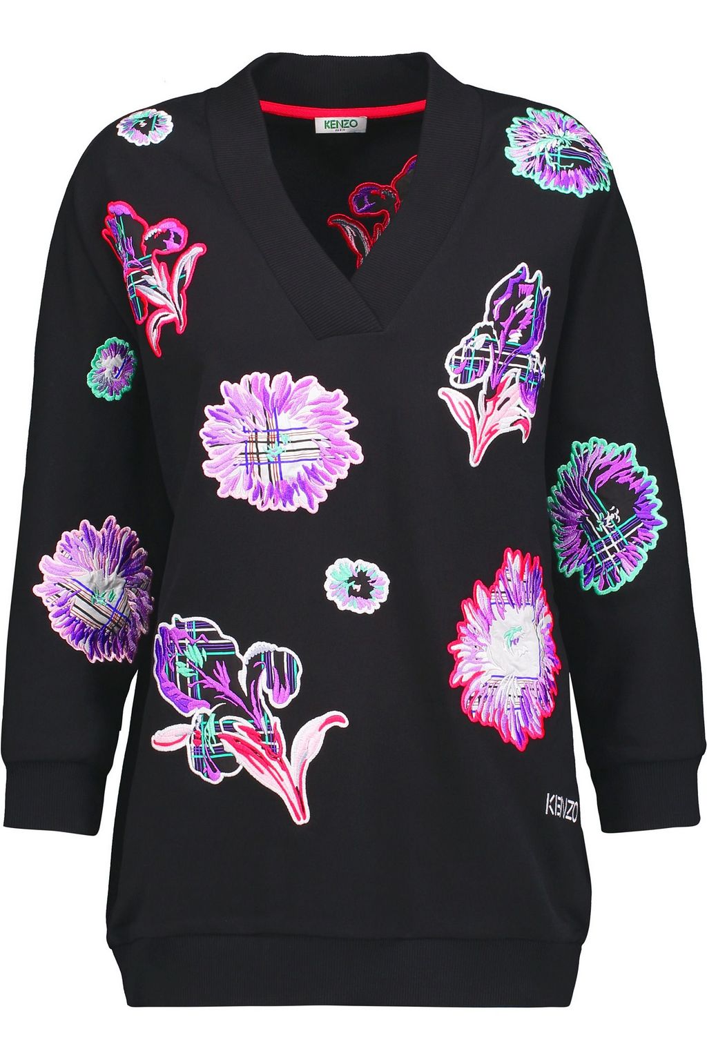 kenzo black and pink sweatshirt