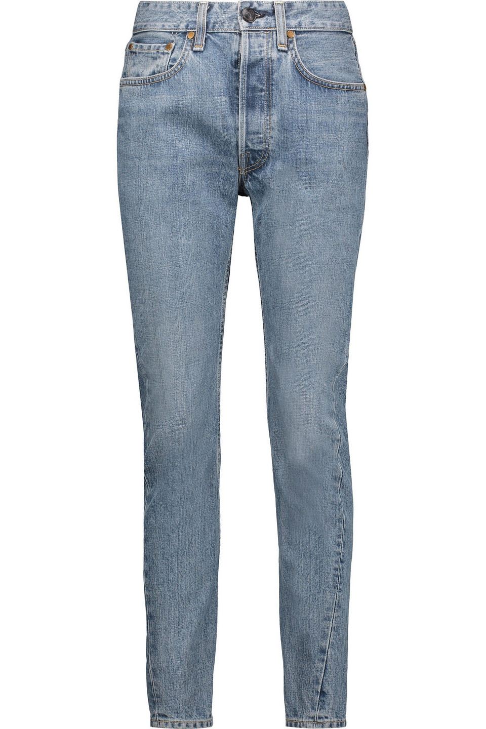 rag & bone - high-rise skinny jeans - blue - 28