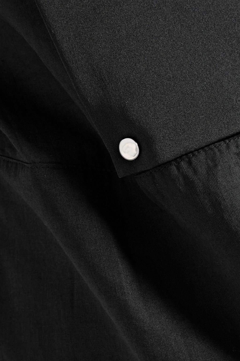 BY MALENE BIRGER Dralua satin-paneled cotton-voile shirt