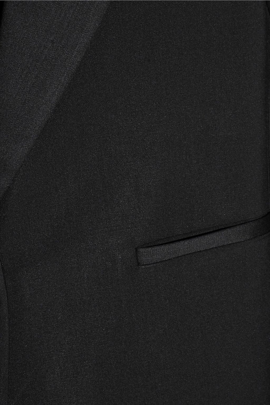 THE ROW Tulsha satin-trimmed wool blazer