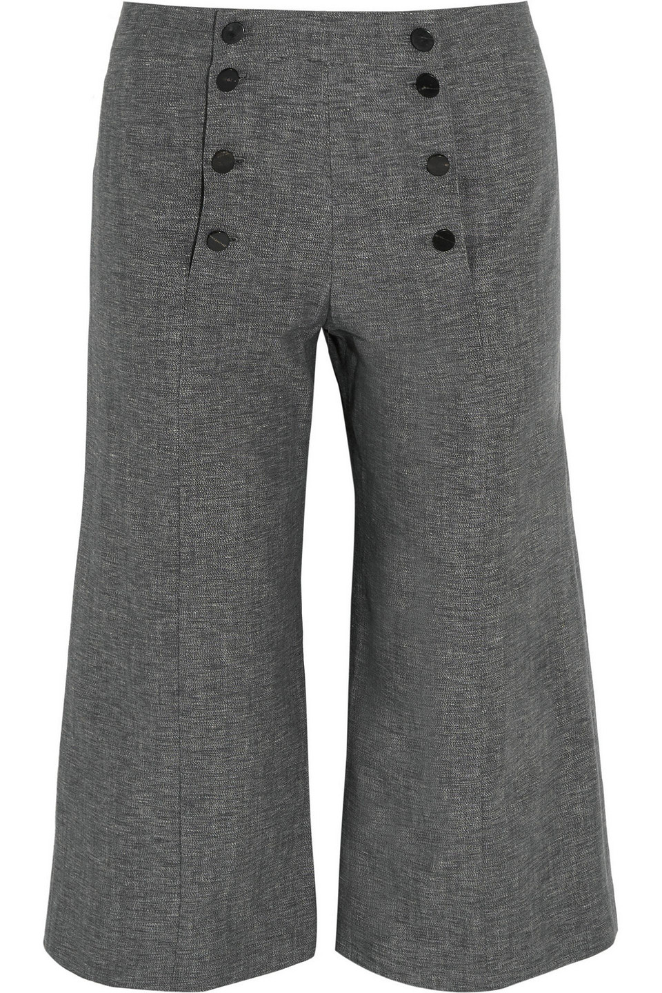 Jw Anderson Denim Culottes In Gray
