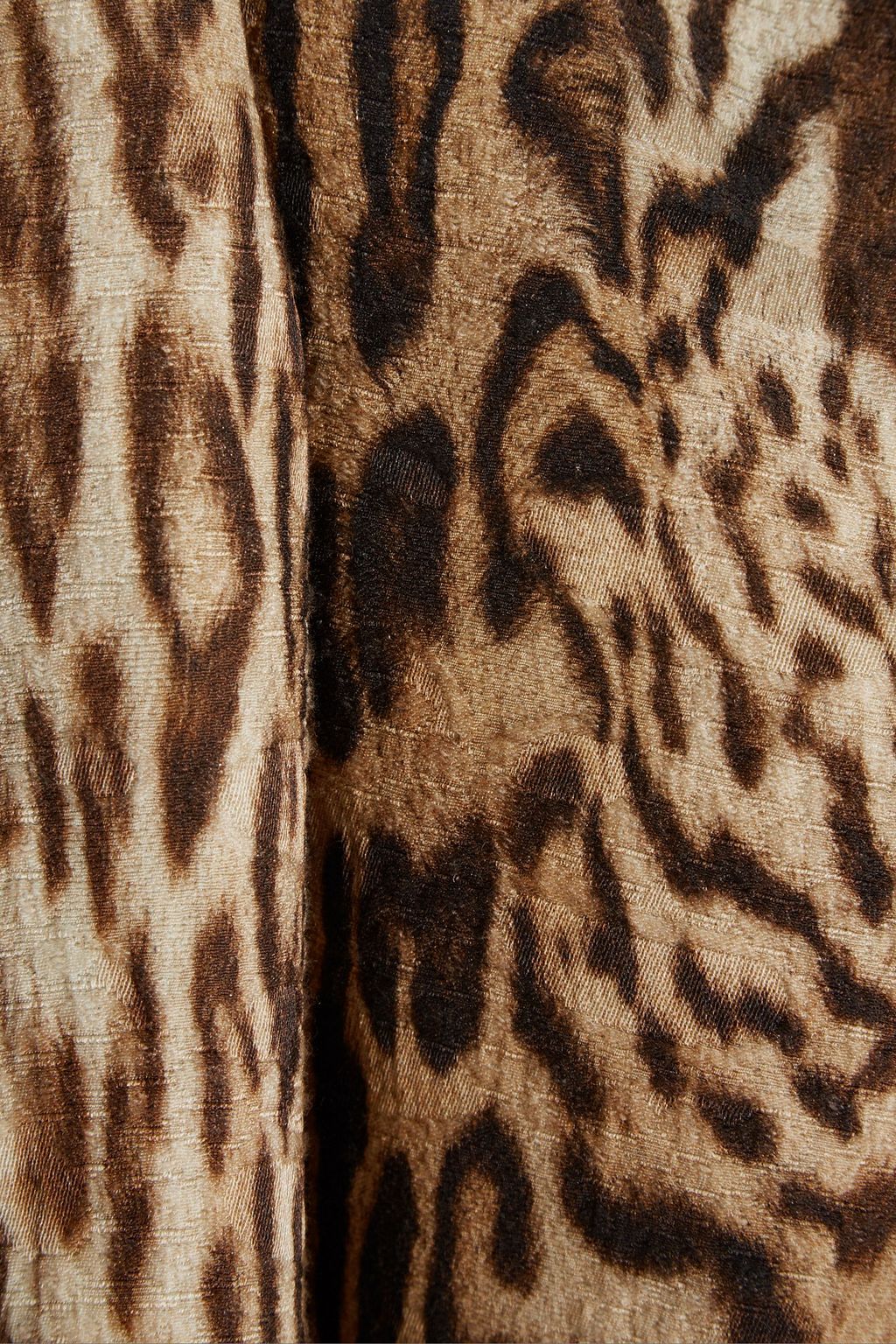 CHLOÉ Leopard-print cotton-blend jacquard coat