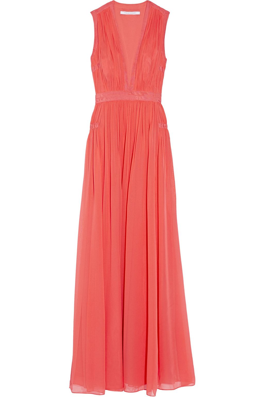 vanessa formal chiffon lattice dress