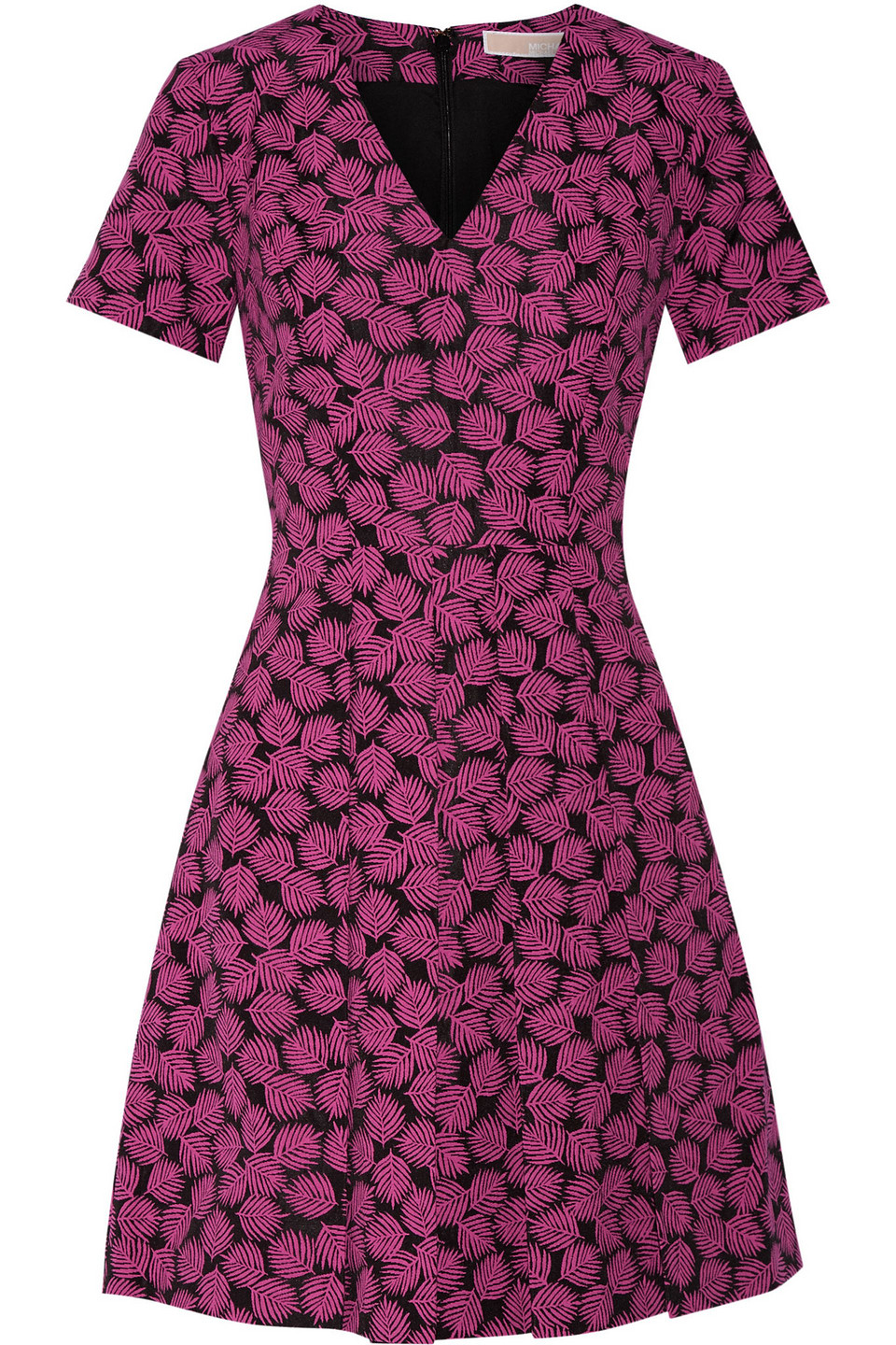 michael michael kors - jacquard mini dress - pink - us 10
