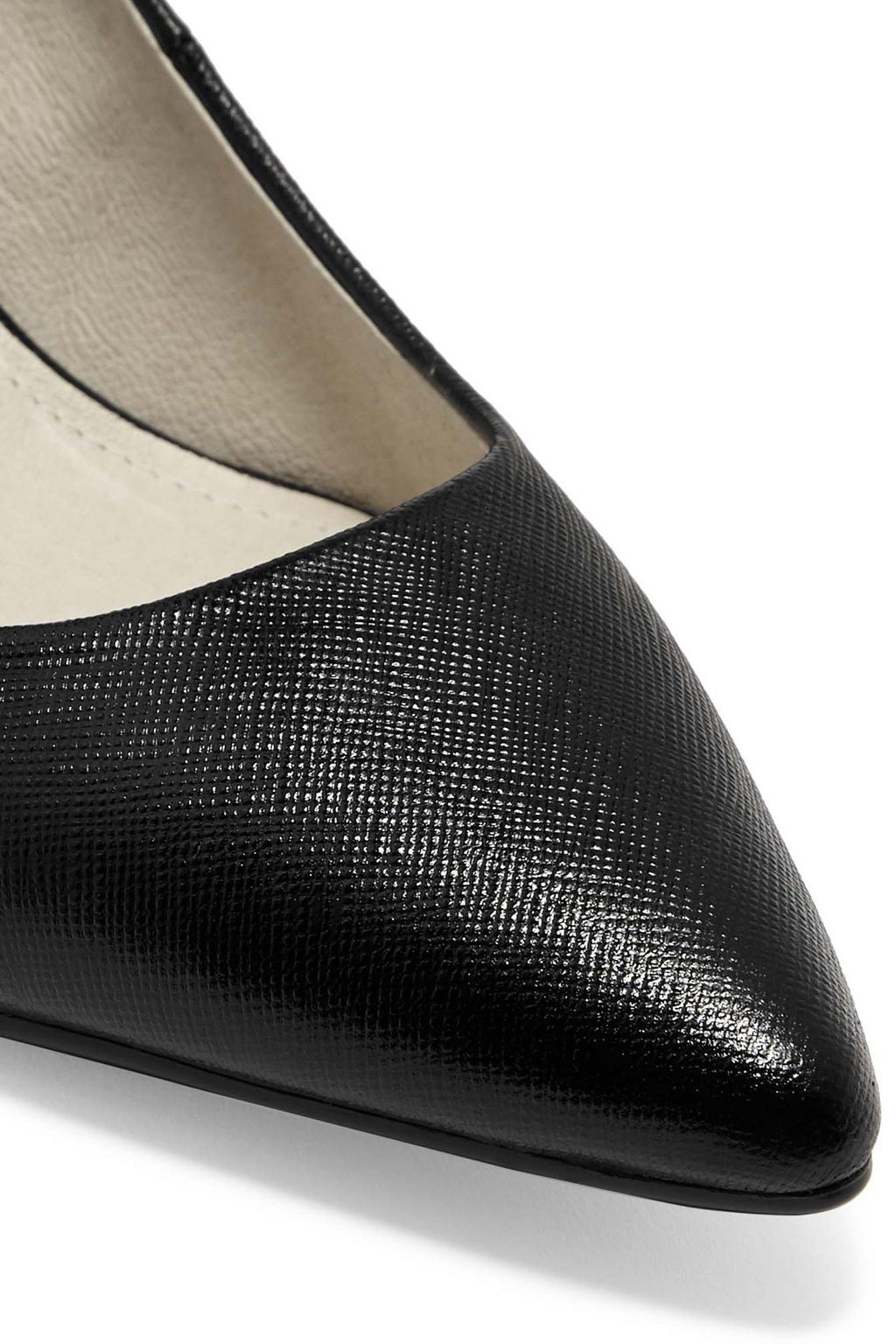 MICHAEL MICHAEL KORS Flex textured-leather pumps
