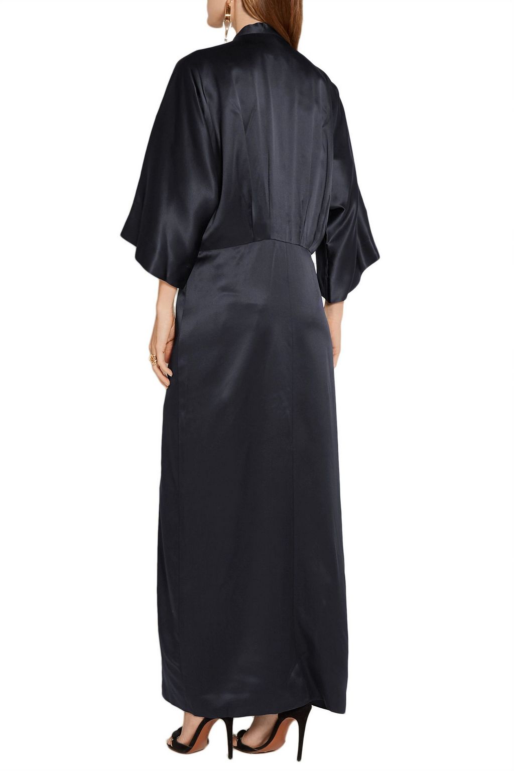 MICHELLE MASON Silk-satin kimono jacket