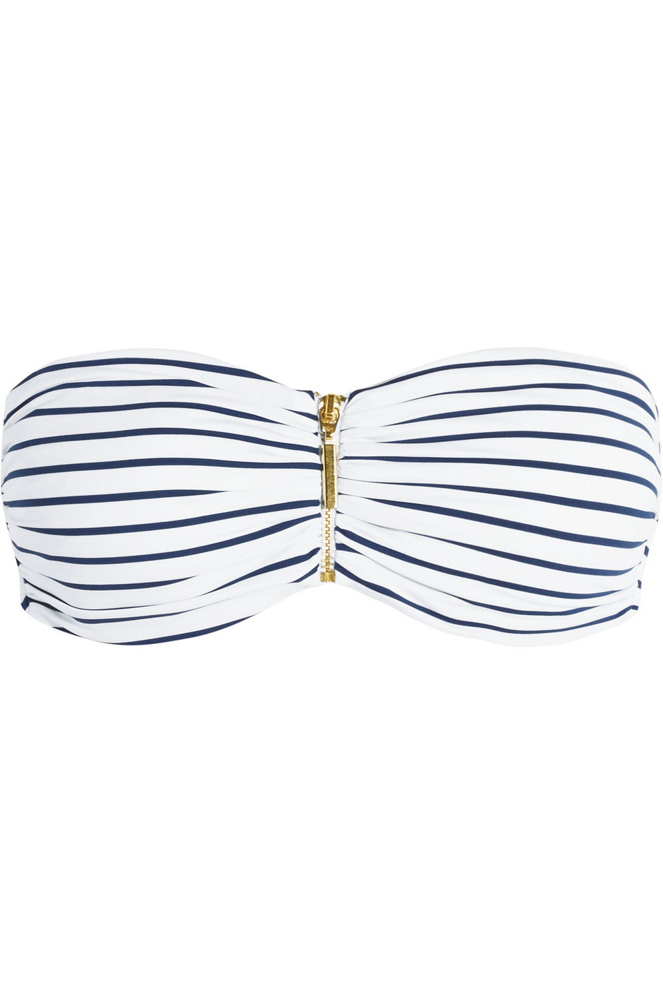 Sumatra striped bandeau bikini top