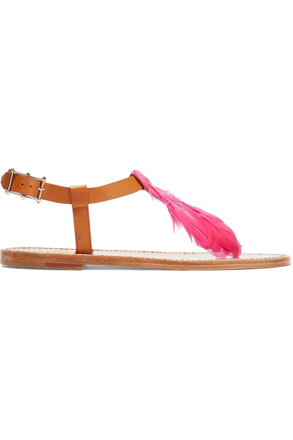 valentino feather sandals