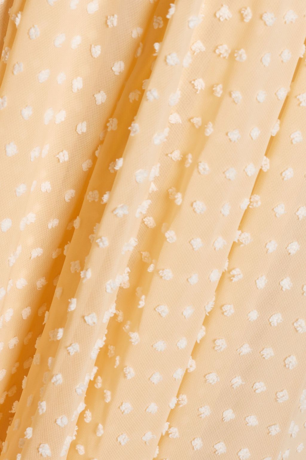 SALONI Irina Swiss-dot chiffon maxi dress