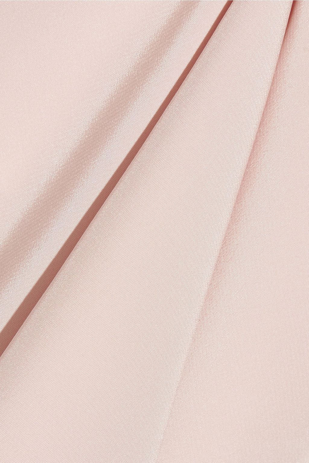 TIBI Simone strapless draped silk top