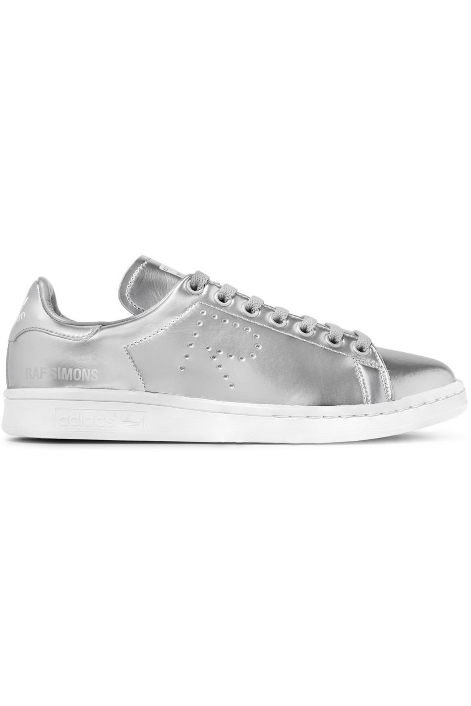 raf simons stan smith silver