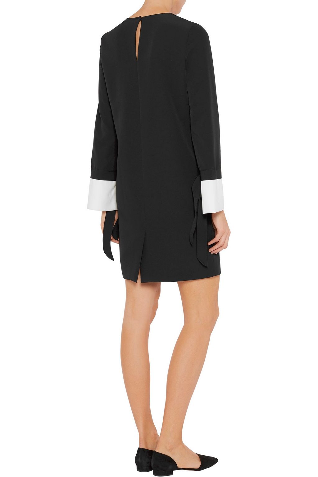 IRIS & INK Tasseled cady mini dress