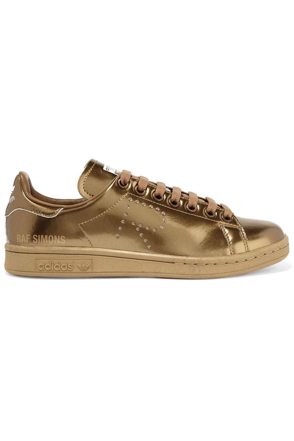raf simons stan smith gold