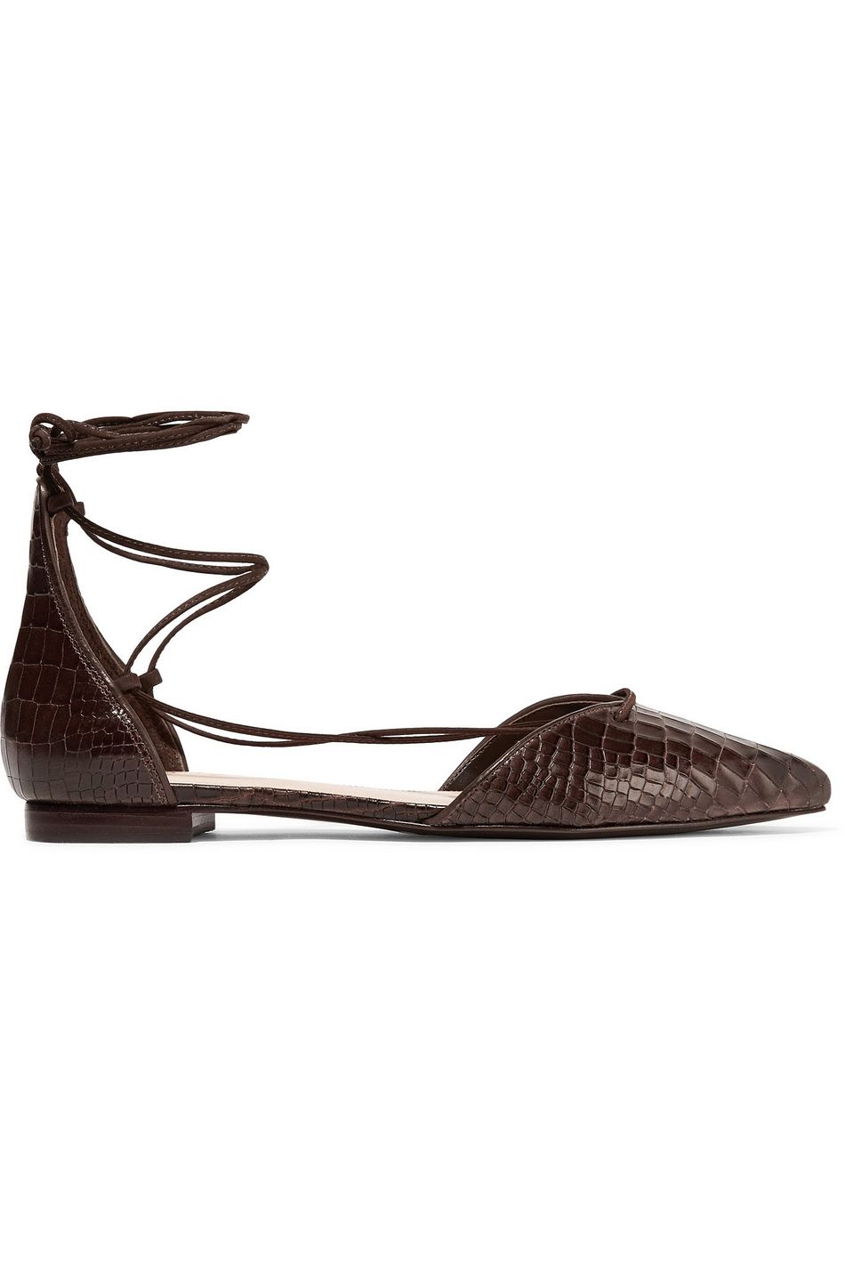 crocs pointed toe flats