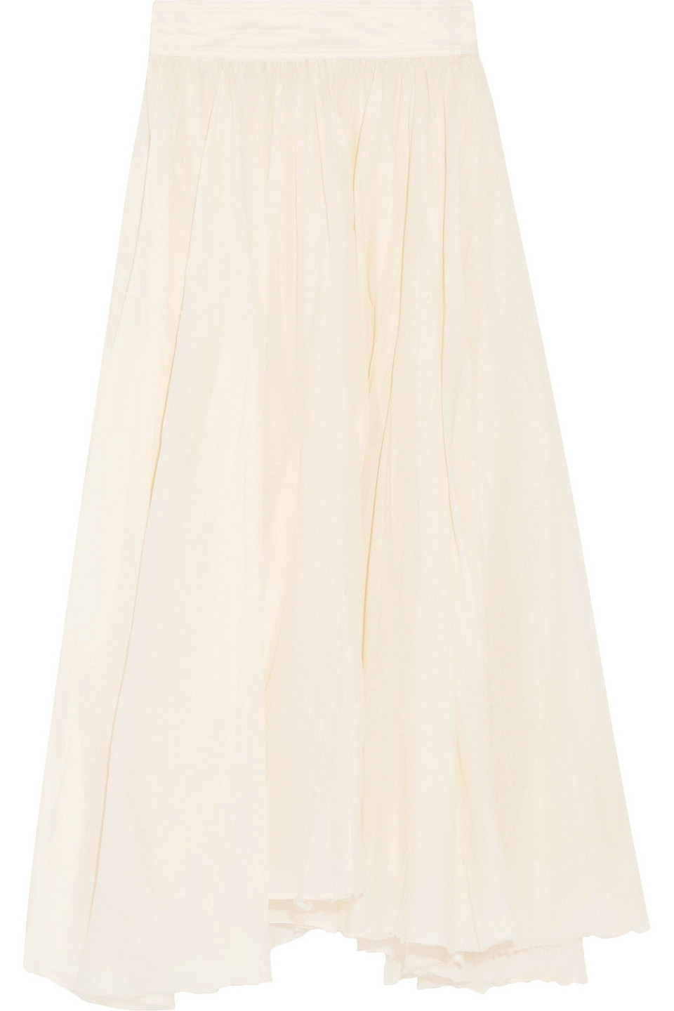 Marques' Almeida Pleated cotton maxi skirt
